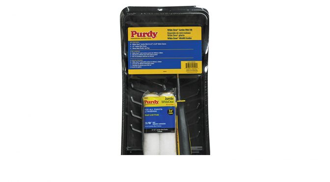 New Tools for Pro Painters: Purdy<sup>®</sup> White Dove<sup>™</sup> Jumbo Mini Roller Kit