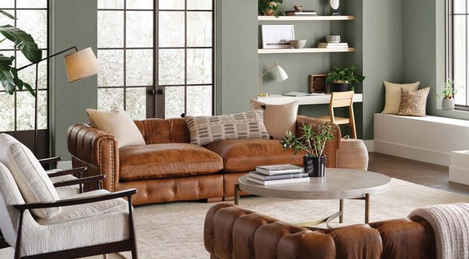 Cool and Refreshing Evergreen Fog is the Sherwin-Williams 2022 Color of the Year