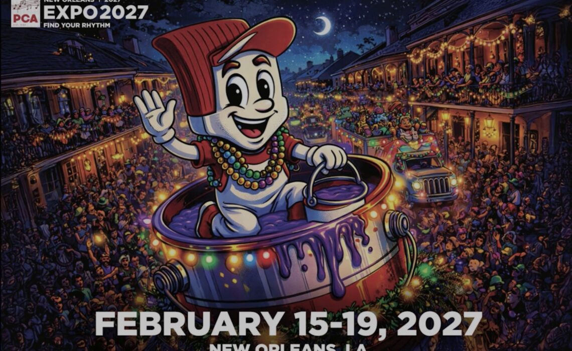 Promotional art for 2027 PCA EXPO